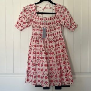 Hill House Home Athena Nap Dress Mermaid Babydoll Ruffle Mini XS Small NEW